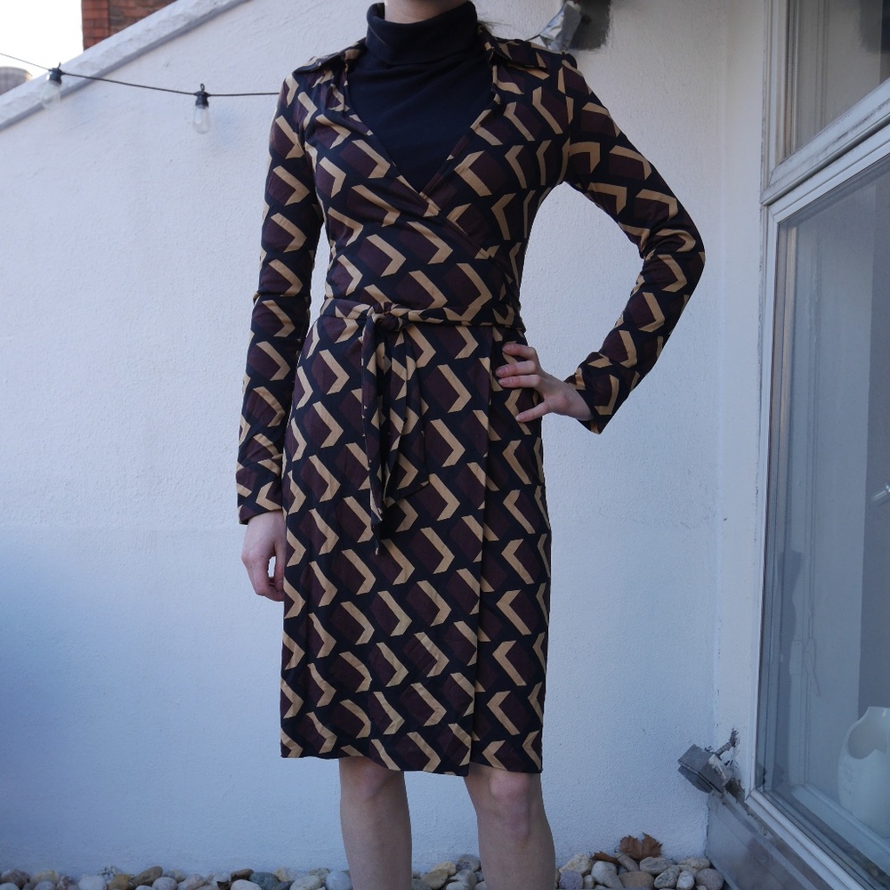 Diane Von Furstenberg Vintage Re-Issue Wrap Dress